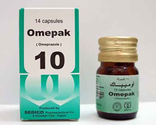 اوميباك – Omepak | لعلاج الحموضة والتهابات وقرحة المعدة والاثنى عشر