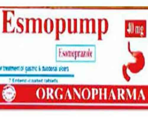 ايزموبمب – Esmopump | لعلاج الحموضة والتهابات وقرحة المعدة والاثنى عشر