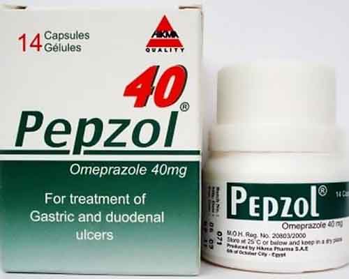 بيبزول – Pepzol | لعلاج الحموضة والتهابات وقرحة المعدة والاثنى عشر