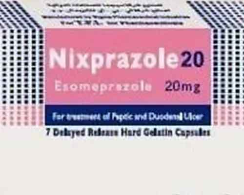 نكسبرازول – Nixprazole | لعلاج الحموضة والتهابات وقرحة المعدة والاثنى عشر