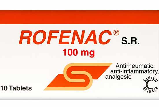 روفيناك إس آر 100 مجم – Rofenac SR 100 mg | حبوب روفيناك للاسنان والمفاصل